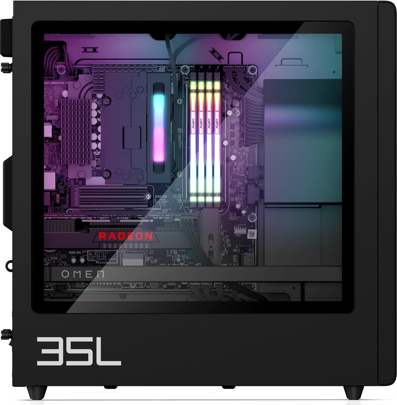 Hp Omen 35l Gaming Desktop Gt16-0067ng Pc (ultra 9 285k/rtx5070 Ti 16gb Gddr7/ssd 2tb/32gb/wlan/windows 11 Home 64-Bit)  (ba2u3ea#abd)