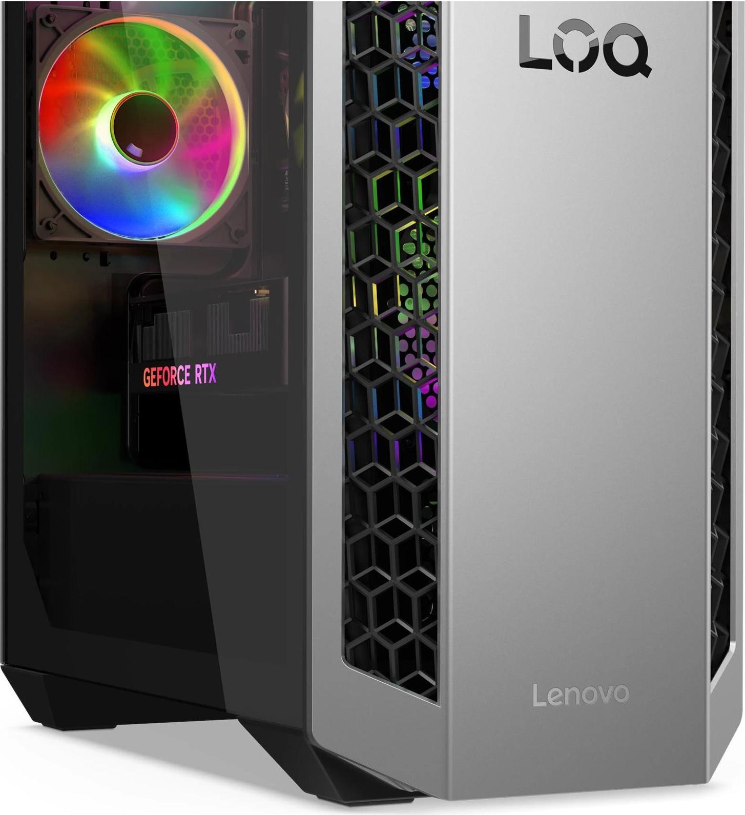 Lenovo Loq 26adr10 91df - Tower - Ryzen 7 8745hx / 3.6 Ghz - Ram 32 Gb - Ssd 1 Tb - Nvme - Geforce Rtx 5060 Ti - 1gbe, WI-Fi 6, Bluetooth, WI-Fi 7 -