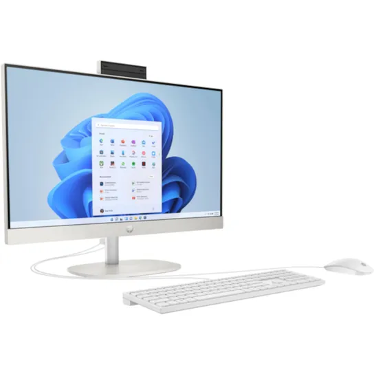 Hp 27-Cr0471ng - AlL-IN-One (komplettlösung) - Ryzen 7 7730u - Ram 16 Gb - Ssd 512 Gb - Nvme - Radeon Graphics - 1gbe, WI-Fi 6, Bluetooth - Wlan: 802