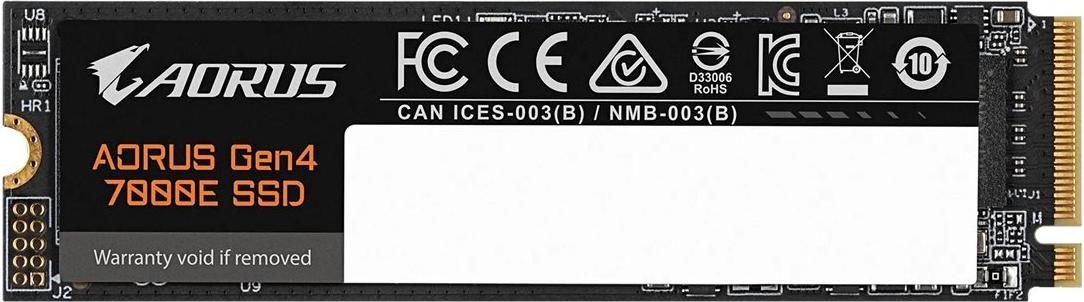 Gigabyte Aorus Gen4 7000e - Ssd - 1 Tb - Intern - M.2 2280 - Pcie 4.0 X4 (nvme) (ag470e1tb)