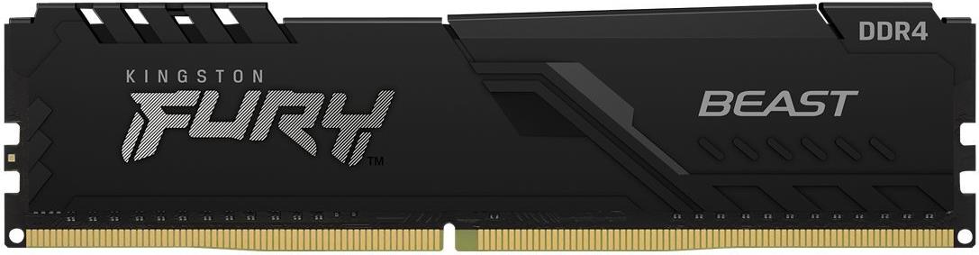 Kingston Fury Beast - Ddr5 - Modul - 16gb - Dimm 288-Pin - 6000 Mhz / Pc5-48000 - Cl30 - ON-Die Ecc - Schwarz (kf560c30bbE-16)