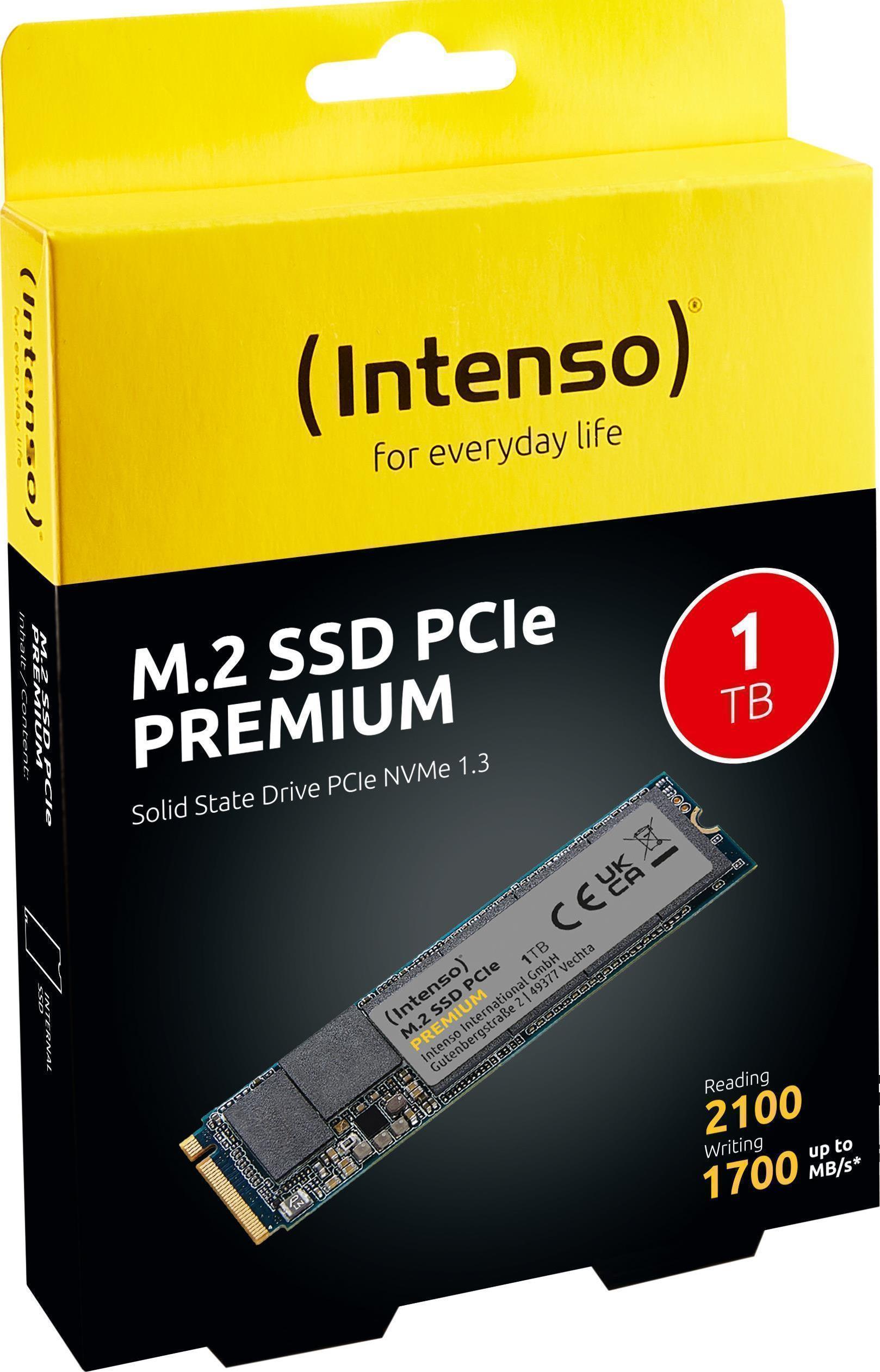 Intenso Premium - Ssd - 1tb - Intern - M.2 2280 - Pci Express 3.0 X4 (nvme) (3835460)