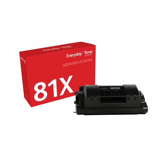 Toner Everyday™ _oem_name_ Nero Di Xerox Compatibile Con Hp 81x [cf281x], Alta Capacità (high Yield Black Toner - Cartridge Like Hp 81x For)