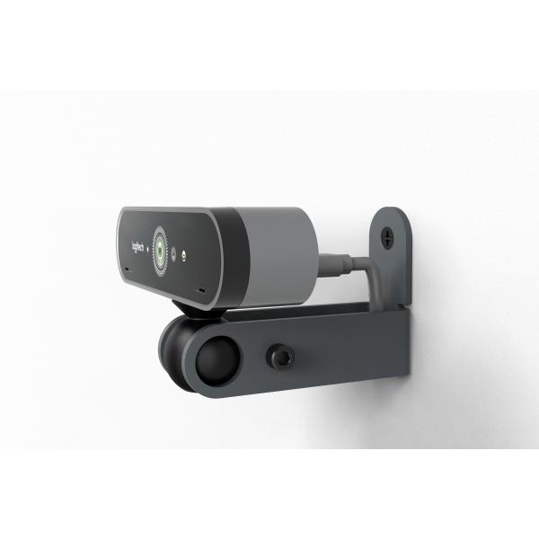 Heckler Design H587-Bg Accessorio Per Videoconferenza Supporto Per Fotocamera Nero (ada Camera Mount For Logitech - Brio, Black/grey H587-Bg, - Camer