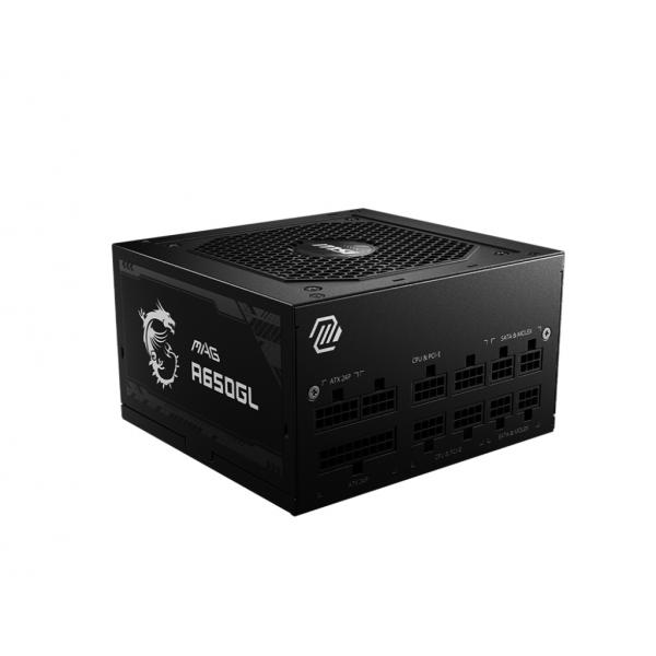 Msi Mag A650gl Alimentatore Per Computer 650 W 20+4 Pin Atx Atx Nero