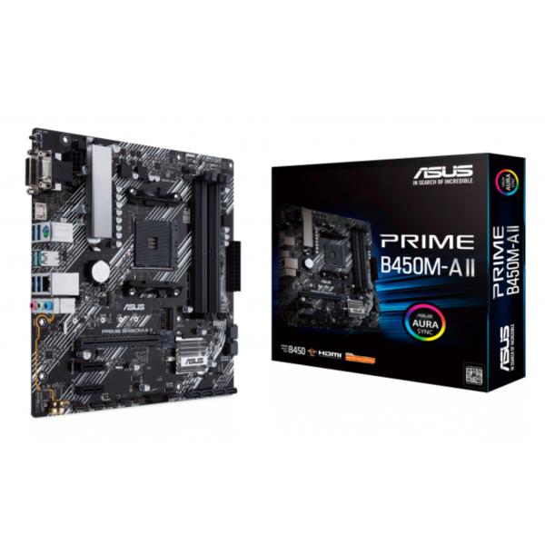 Asus Prime B450M-A Ii Amd B450 Presa Am4 Micro Atx