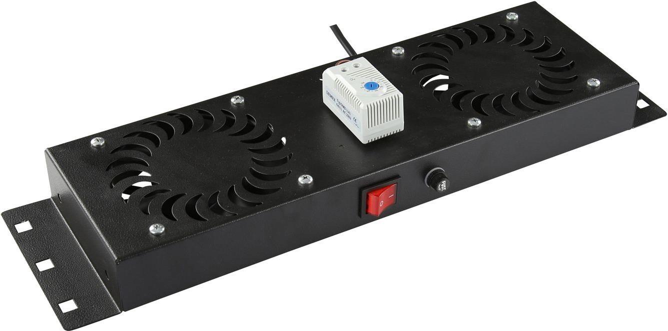 Lanview 2 Fans, Analog Thermostat (raf115bl)