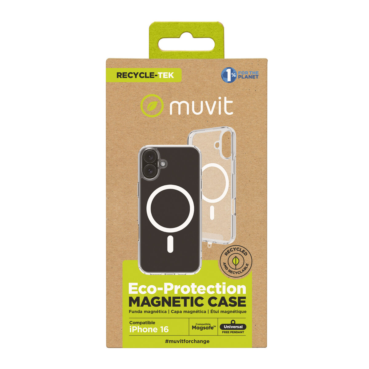 Custodia Per Cellulare Muvit For Change Iphone 16 Magnetica