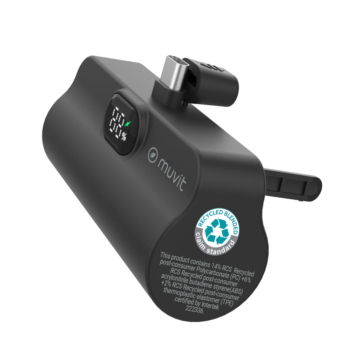 Powerbank Muvit For Change Dp53D-R-Pd Nero 5000 Mah