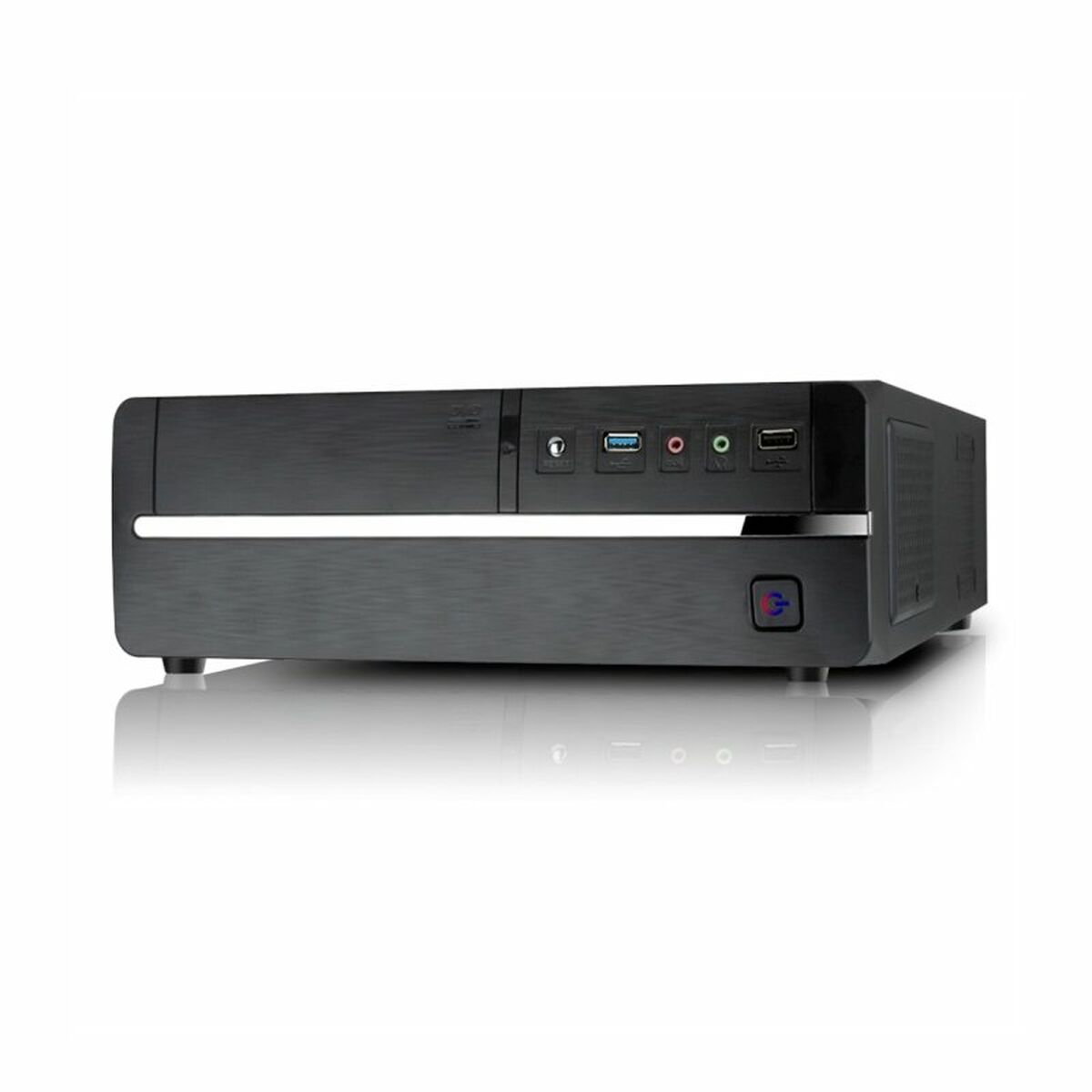 Cassa Minitorre Micro Atx Con Unità Di Alimentazione Tooq TqC-3005u3 Slim Usb 3.0 - Image 3