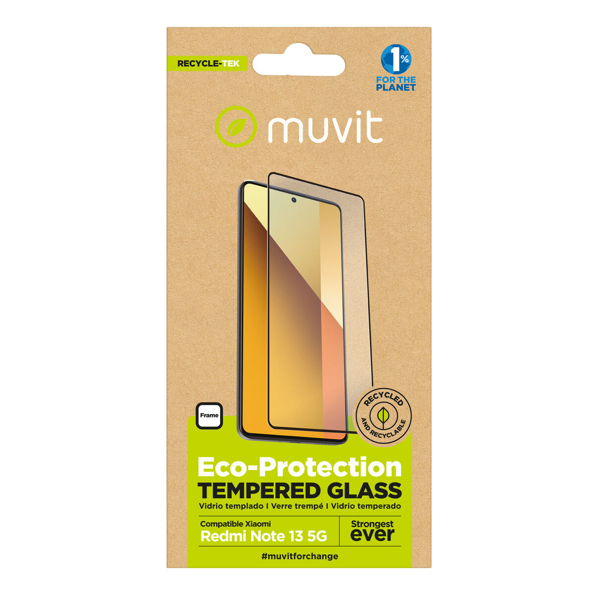 Protettore Schermo Per Cellulare Muvit For Change Redmi Note 13 5g