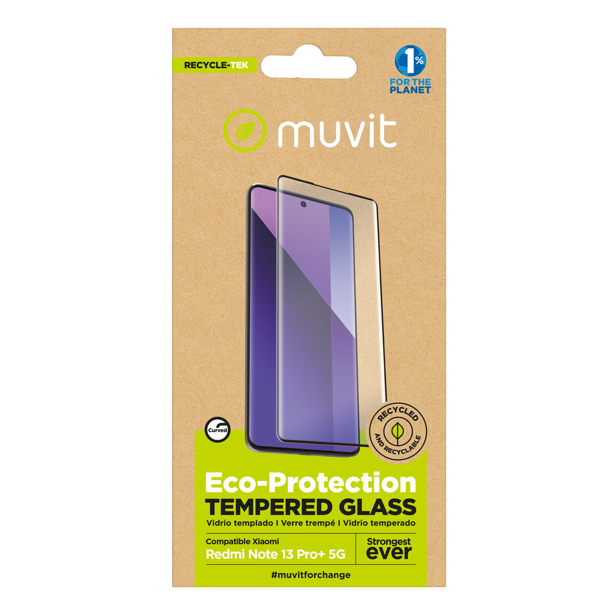 Protettore Schermo Per Cellulare Muvit For Change Redmi Note 13 Pro+ 5g