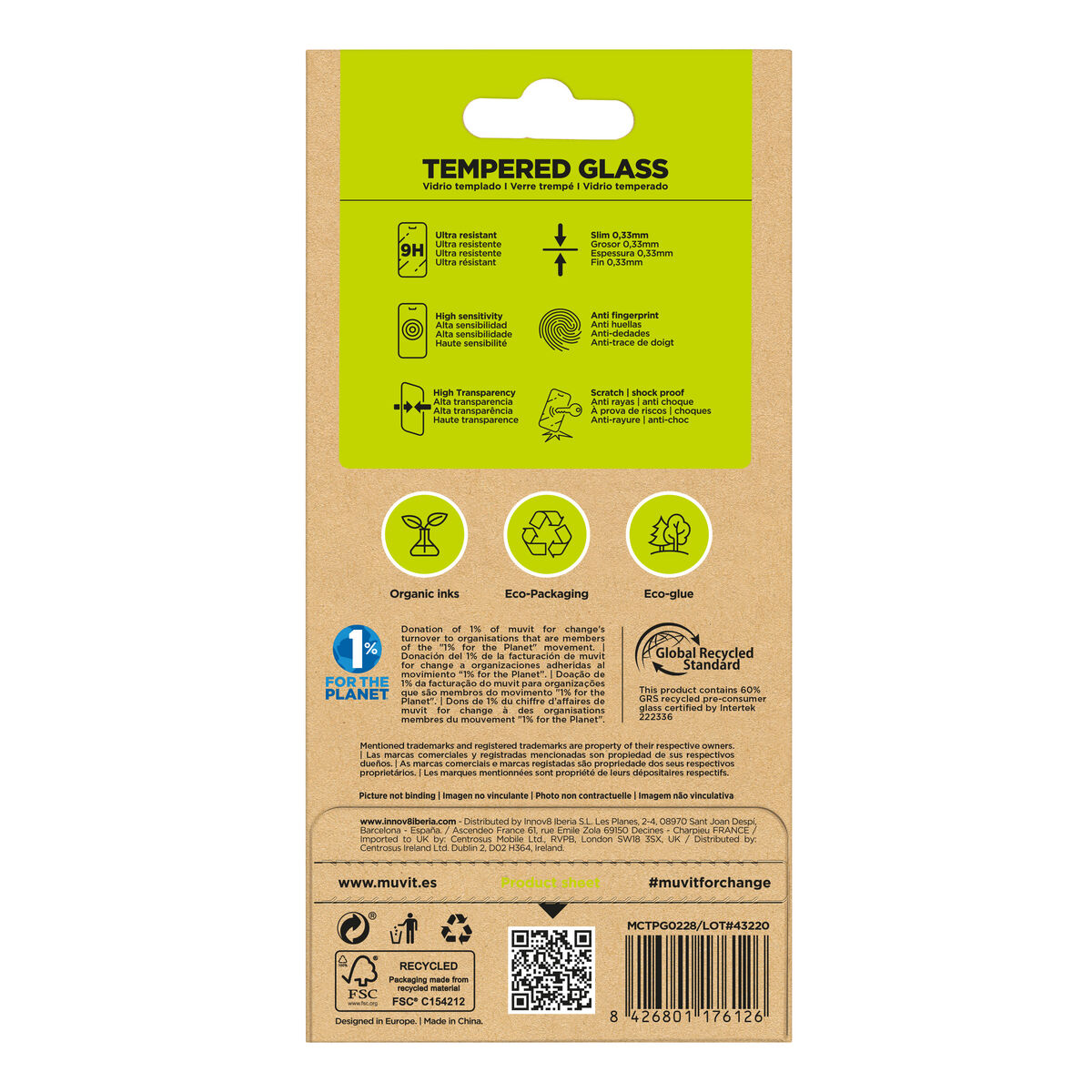 Protettore Schermo Per Cellulare Muvit For Change Redmi Note 13 Pro+ 5g - Image 4