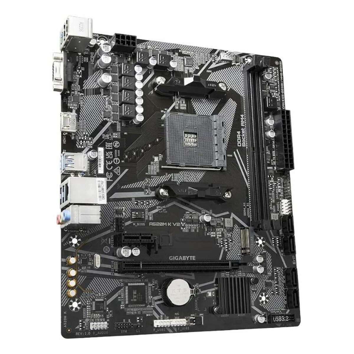 Scheda Madre Gigabyte A520m K V2 Amd A520 Amd Am4 - Image 3