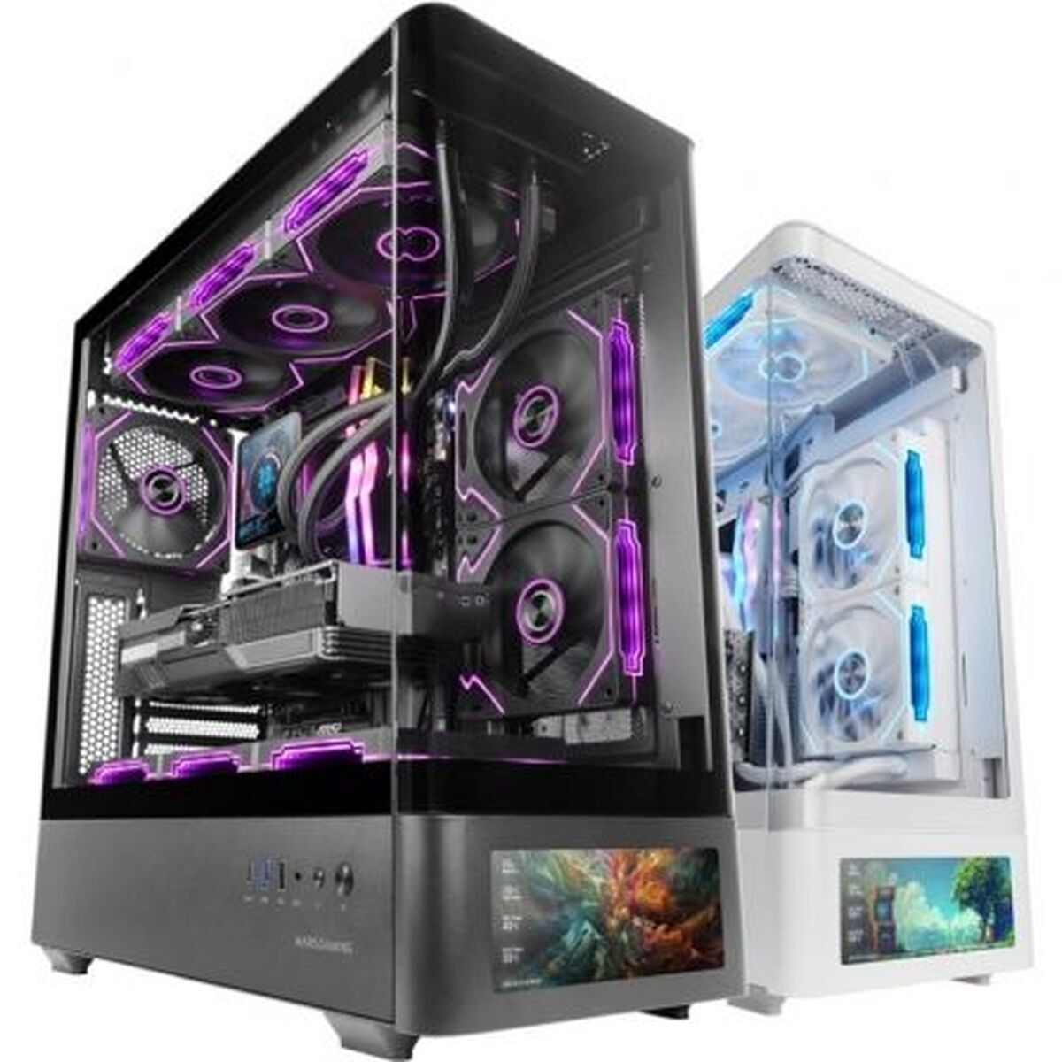 Case Computer Desktop Atx Mars Gaming Mclcdpro Nero