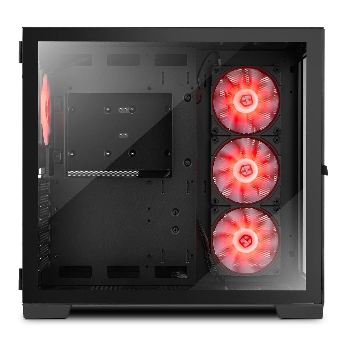 Case Computer Desktop Atx NoX-Xtreme Nxhummerastrabk Nero Led Rgb