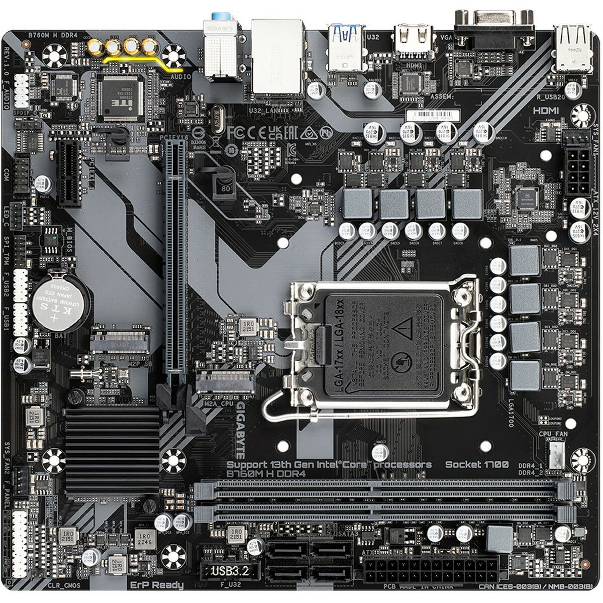 Scheda Madre Gigabyte B760m H 1700 Matx Intel B760 Express Lga 1700 - Image 5