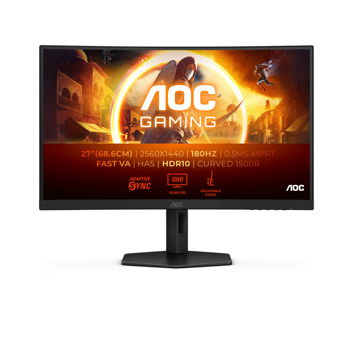 Monitor Gaming Aoc Cq27g4x Quad Hd 27" 180 hz