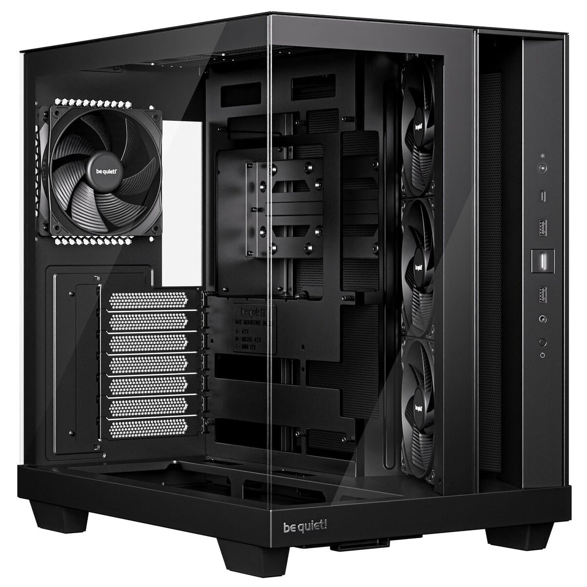 Case Computer Desktop Atx Be Quiet! Bgw83 Nero