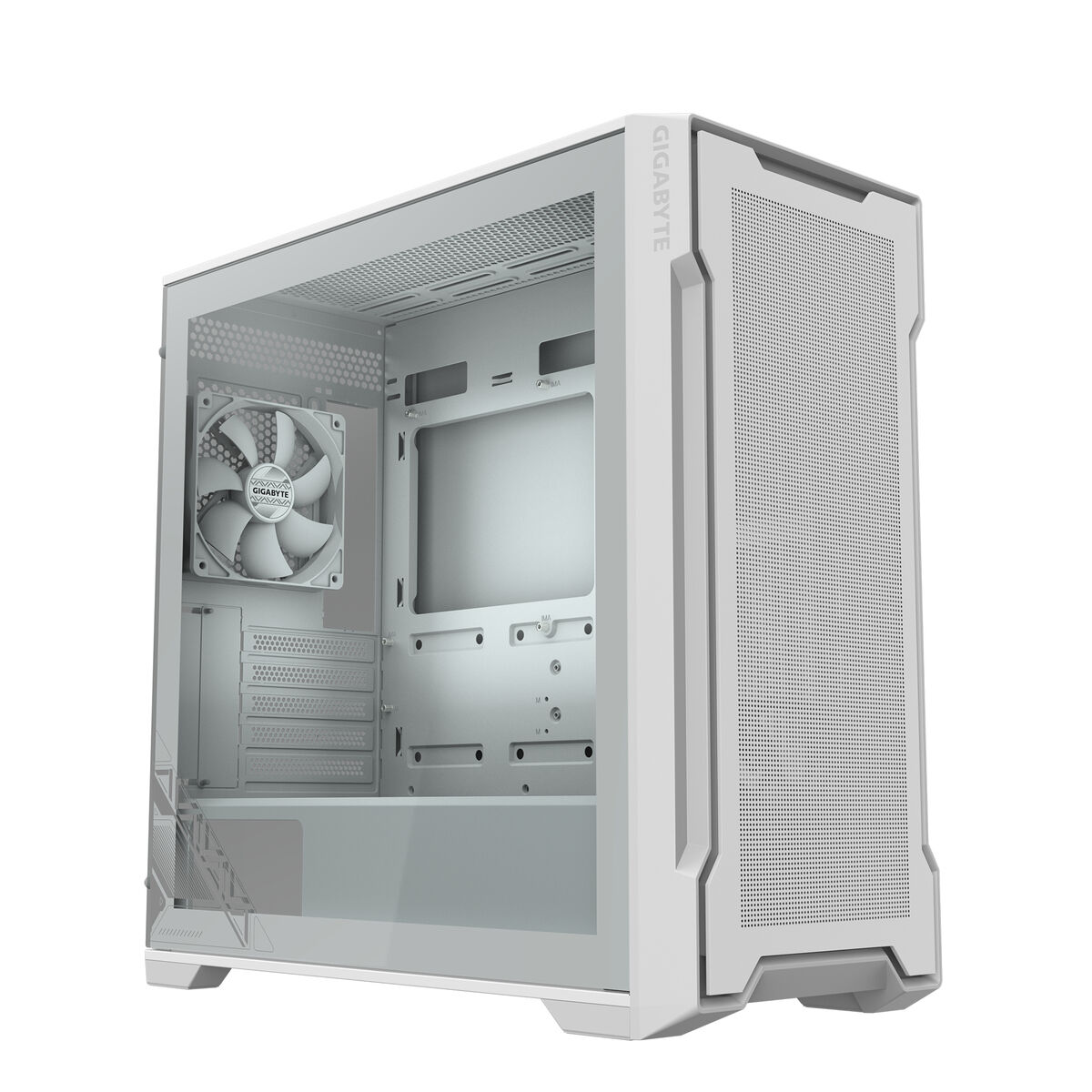 Case Computer Desktop Atx Gigabyte C102 Glass Bianco