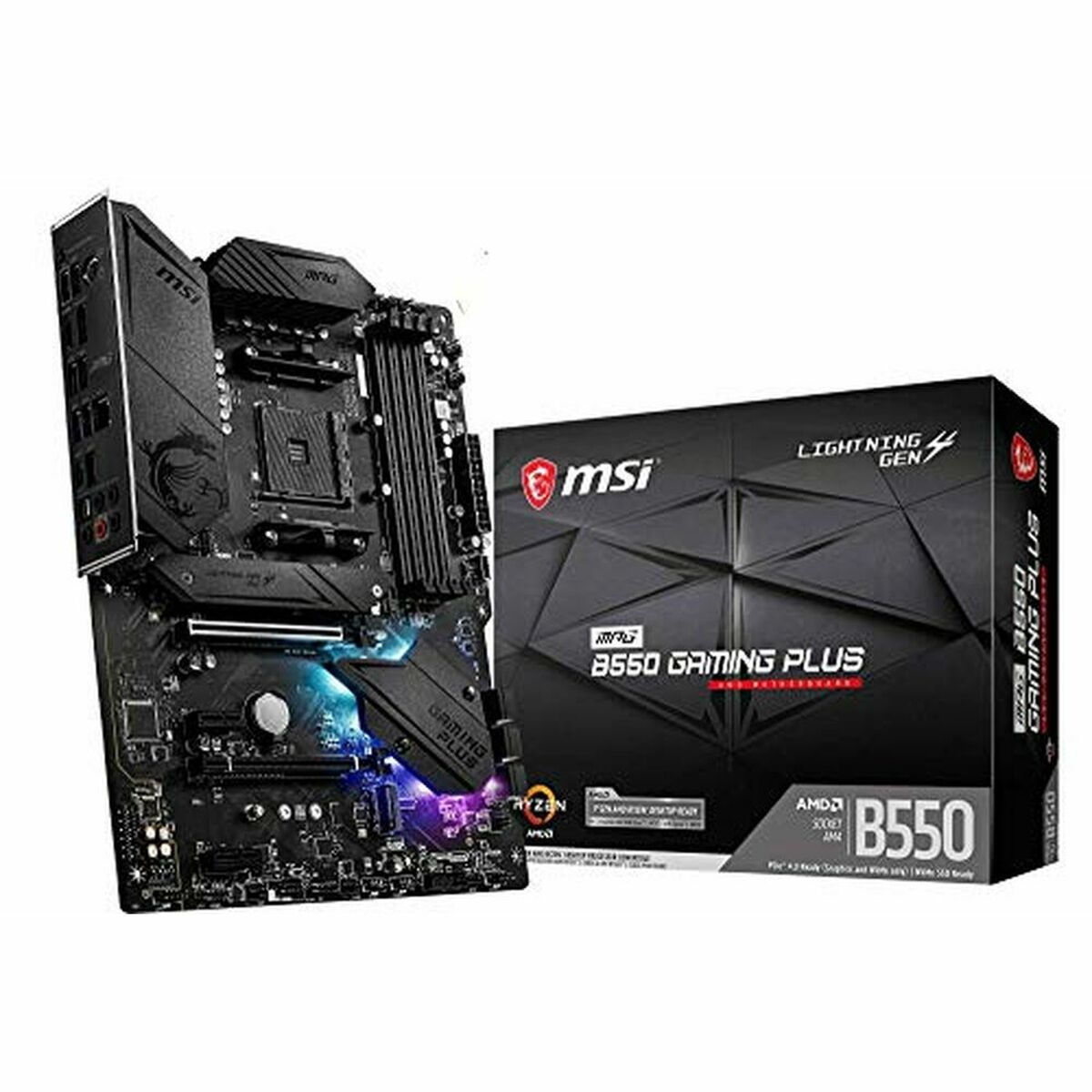 Scheda Madre Msi 7c56-003r Atx Ddr4 Am4 Amd B550 Amd Amd Am4