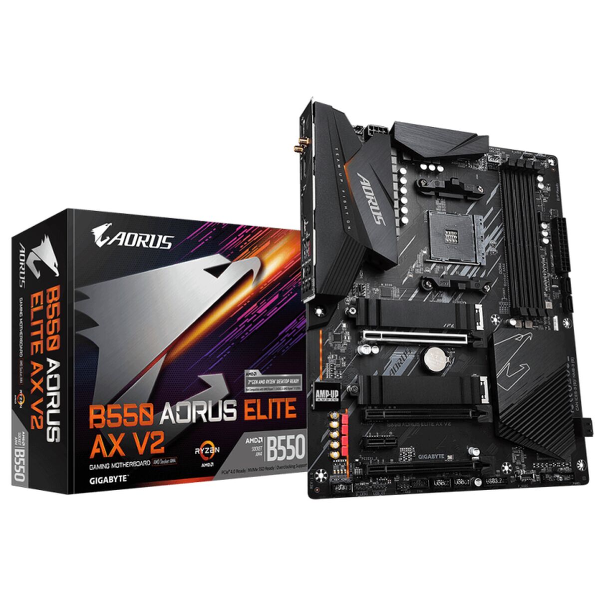 Scheda Madre Gigabyte B550 Aorus Elite Ax V2 Amd B550 Amd Am4