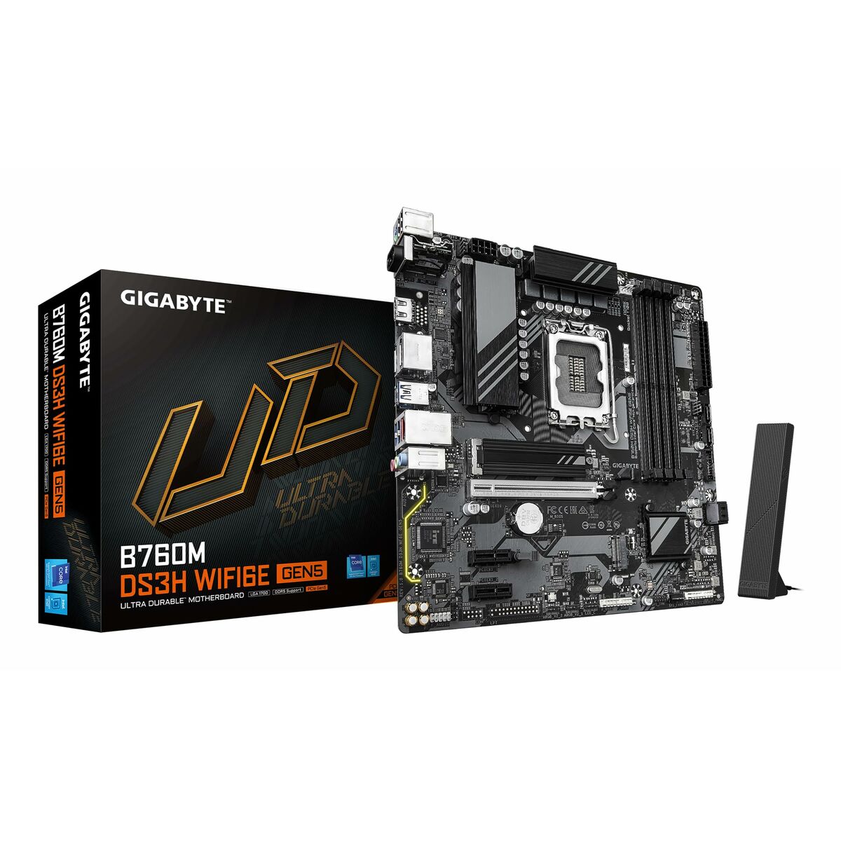 Scheda Madre Gigabyte B760m Ds3h Wifi6e Gen5 Intel B760 Express Lga 1700