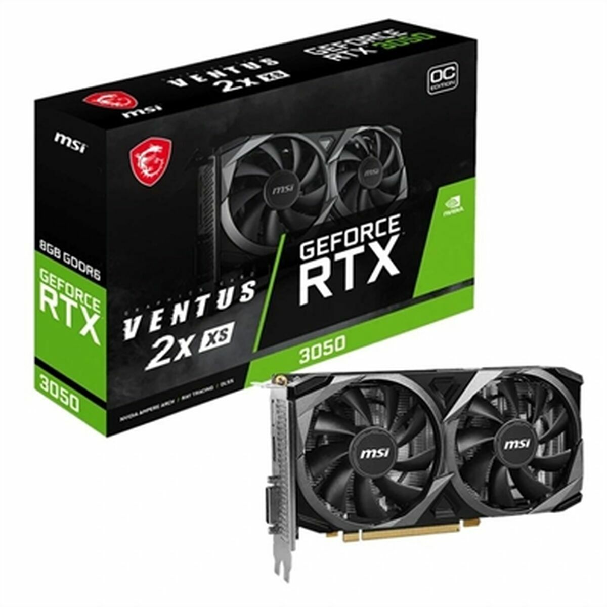 Scheda Grafica Msi Geforce Rtx 3050 Ventus 2x Xs 8g Oc Gddr6