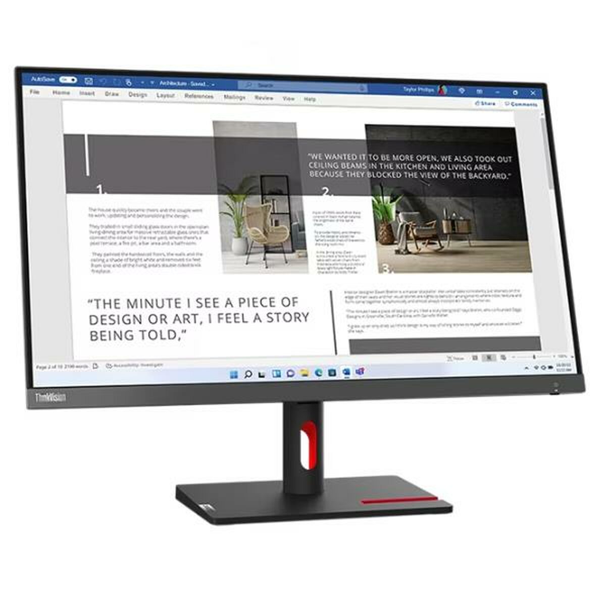 Monitor Lenovo Thinkvision S27I-30 27" Full Hd 100 hz