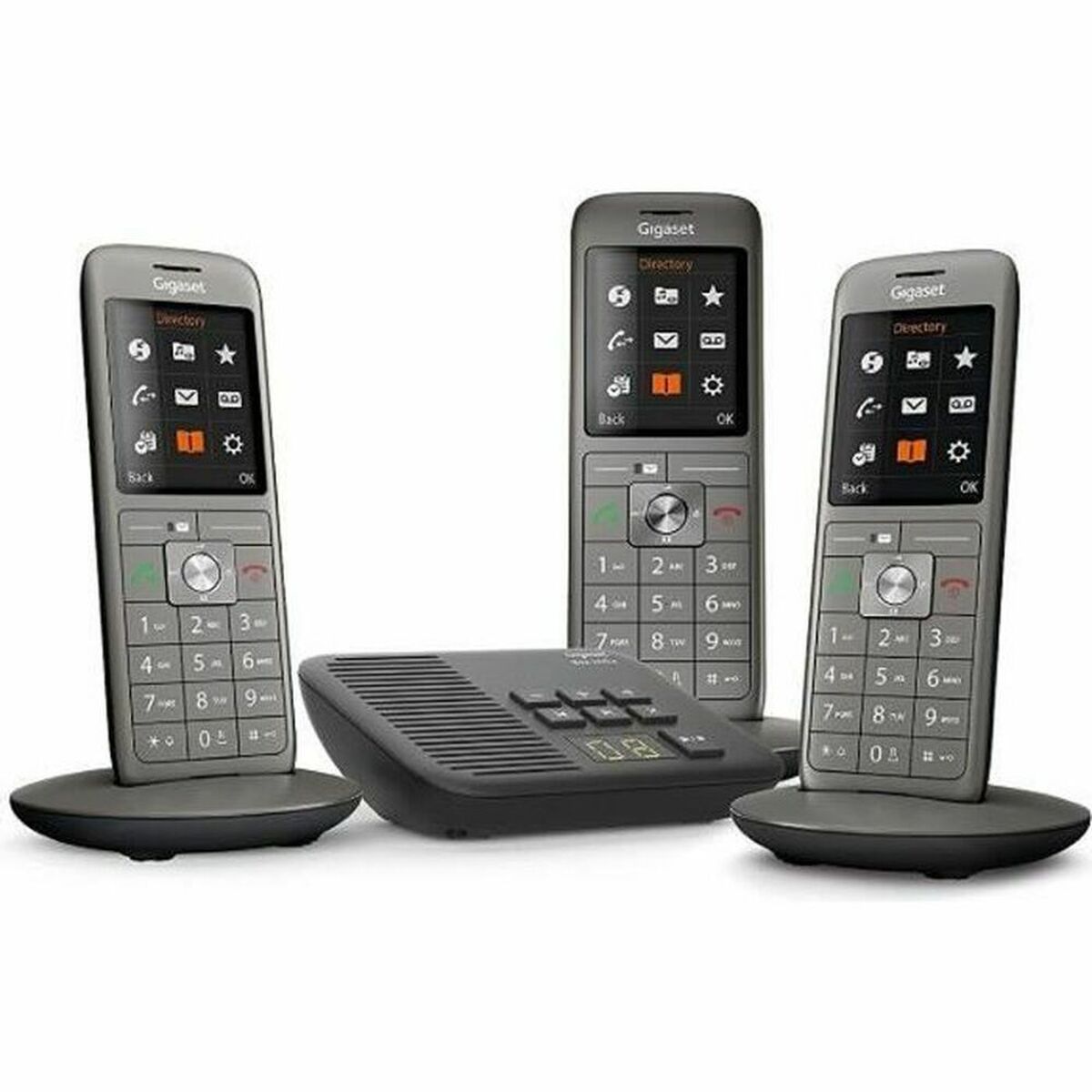 Telefono Senza Fili Gigaset Cl660a Trio Grigio