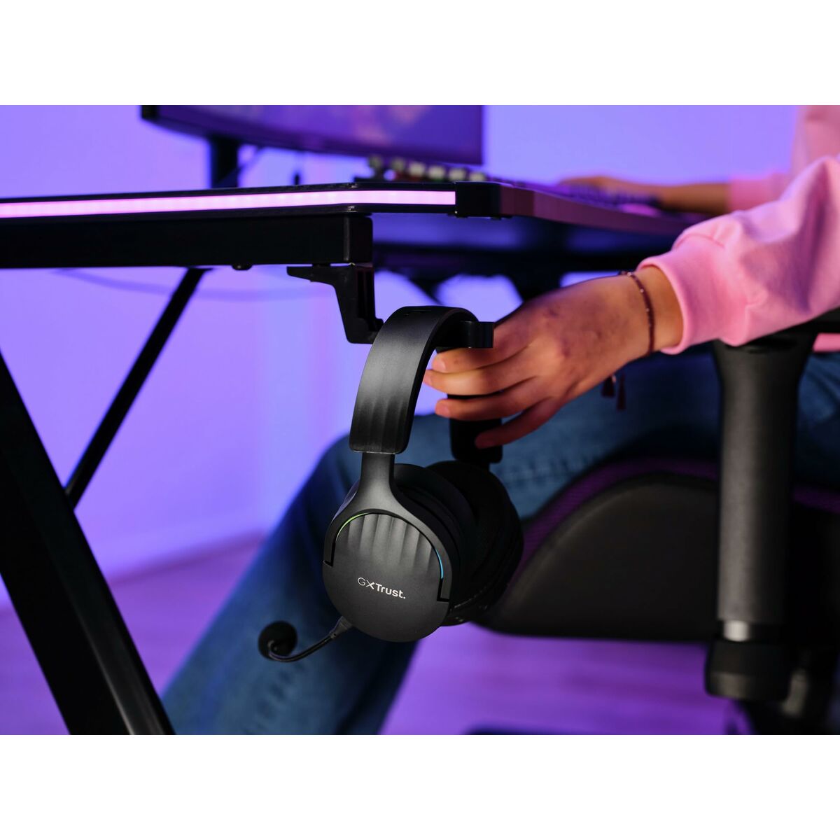 Auricolari Con Microfono Trust 24901 Gxt491 Fayzo Wireless Nero - Image 6