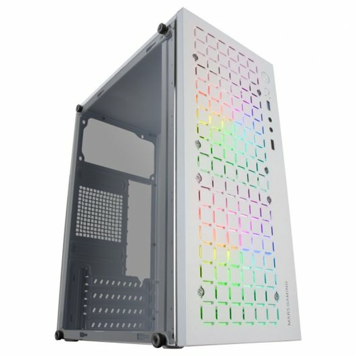 Case Computer Desktop Atx Mars Gaming Mccorew Bianco Nero