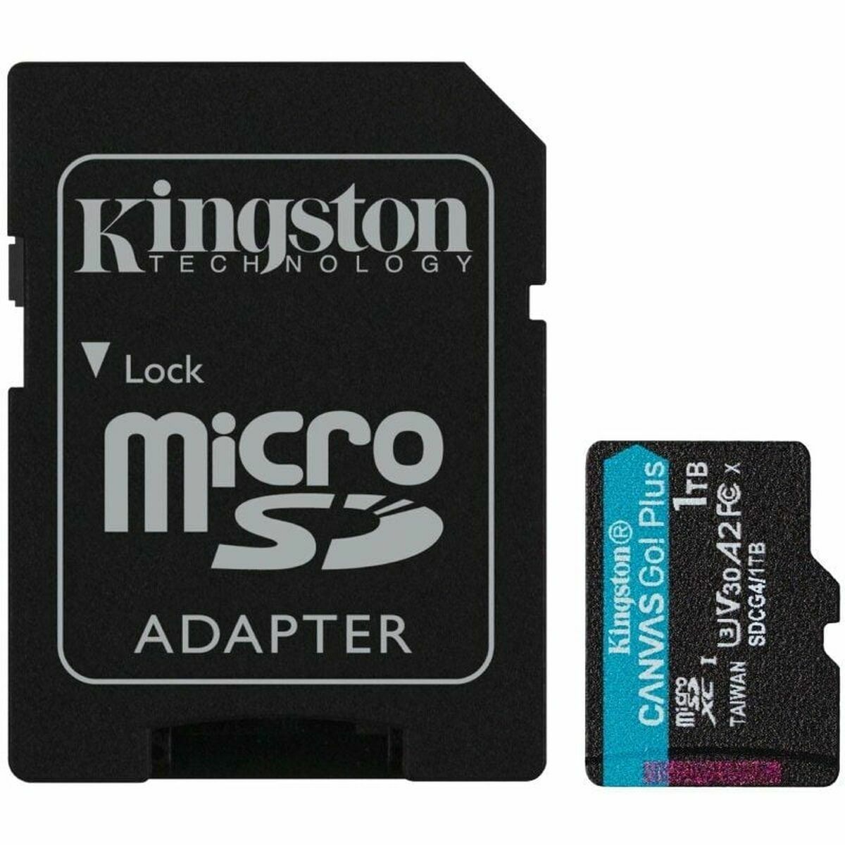 Scheda Di Memoria Micro Sd Con Adattatore Kingston Canvas Go! Plus 1 tb