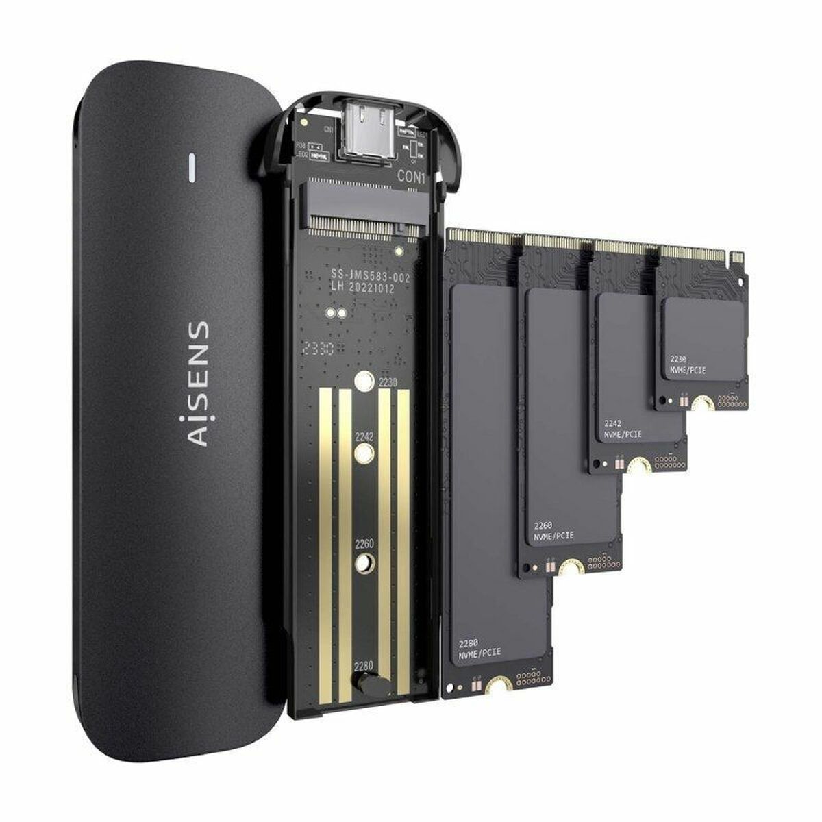 Custodia Hard Disk Aisens Asm2-024b - Image 3