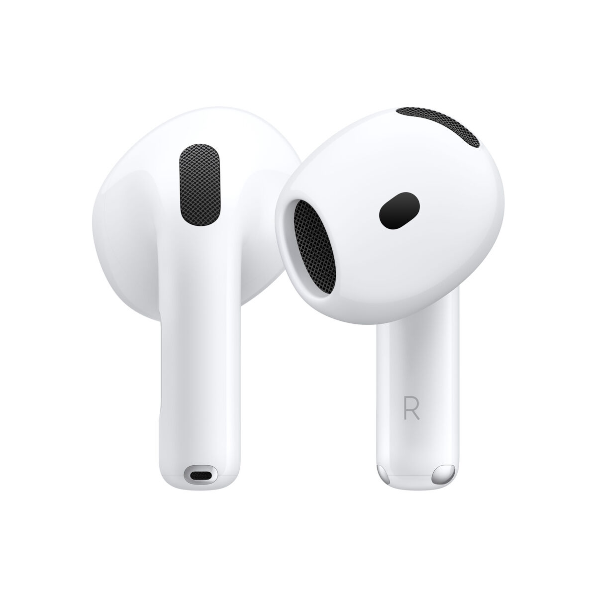 Auricolari Wireless Con Custodia Di Ricarica Apple Airpods 4 Bianco