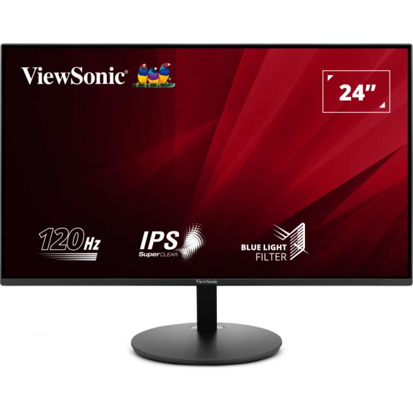 Viewsonic Va Va24e1-H Monitor Pc 61 Cm [24] 1920 X 1080 Pixel Full Hd Led Nero (va24e1-H 23.8in Ips Fhd 120hz - 250nit 5ms Gtg Vga+hdmi1.4 Black)