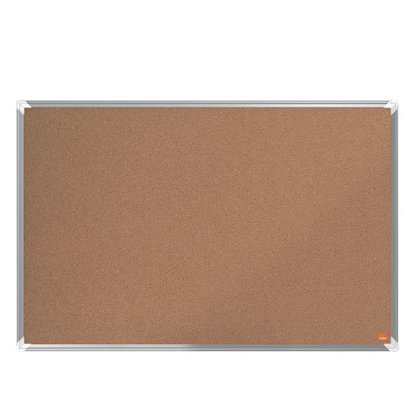Nobo Premium Plus Bacheca Per Appunti Interno Marrone Alluminio (nobo 1915180 Premium Plus Cork Notice Board 900x600mm)