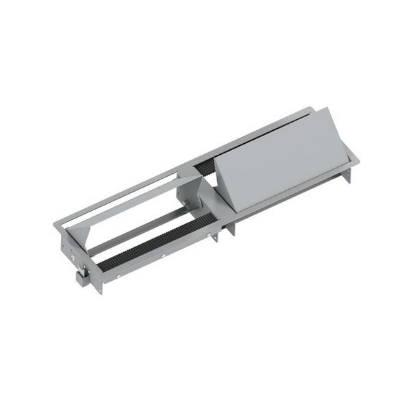 Bachmann Coni Duo Einbaurahmen 911.026 6-Fach 2x 3-Fach Silbergrau Ral9006