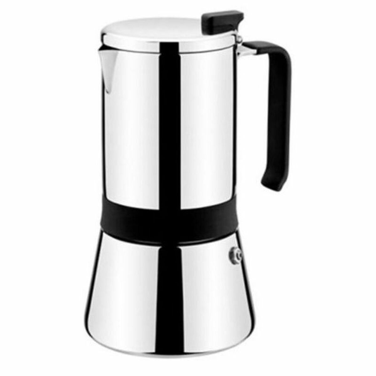 Caffettiera Italiana Monix M770004 Acciaio Acciaio Inossidabile 4 Tazze