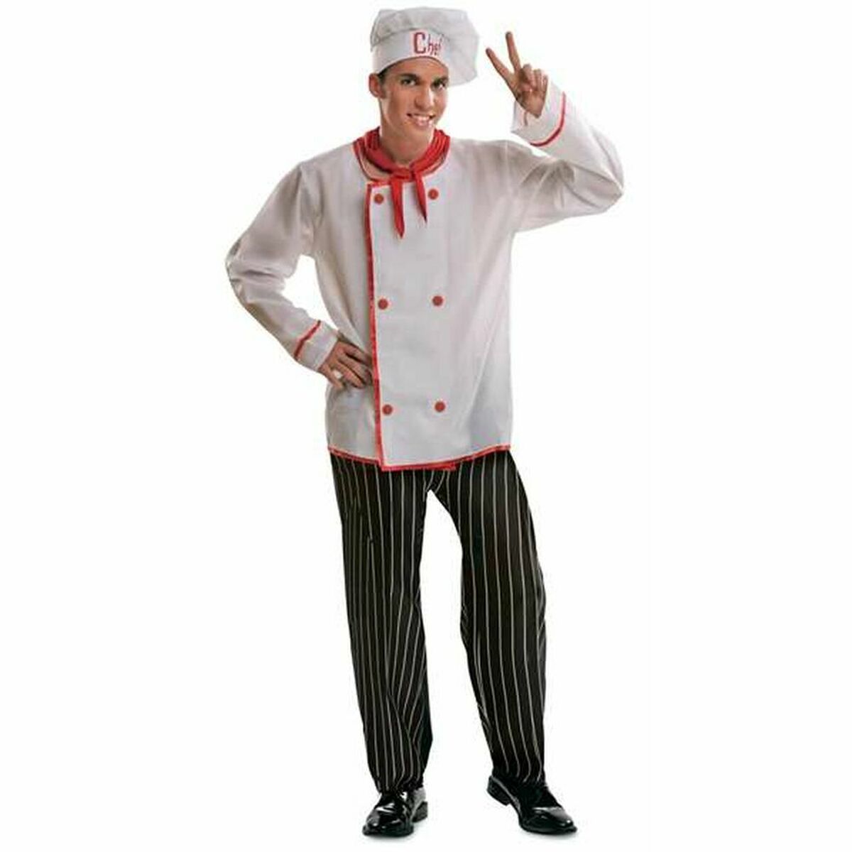 Costume Per Adulti My Other Me Cuoco Bianco/nero M/l