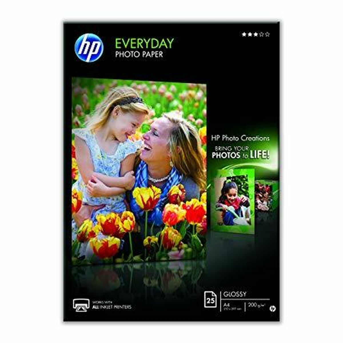 Carta Fotografica Lucida Hp A4 25 Fogli