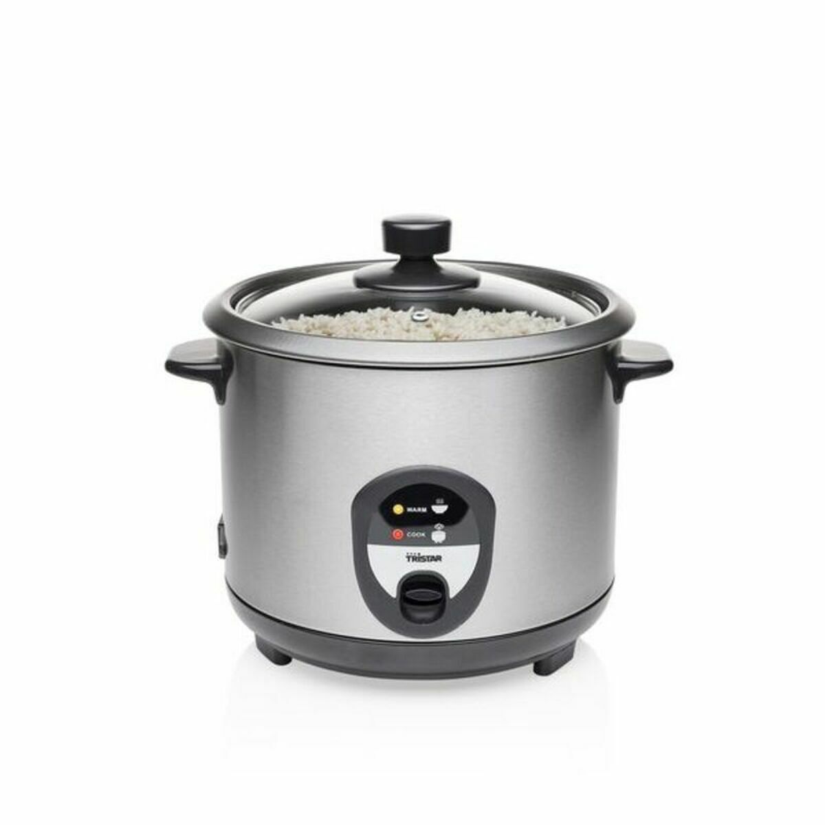 Cuociriso Tristar RK-6126 Arrocera 400 W Acciaio Inossidabile Argentato 1 L