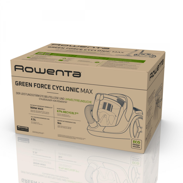 Rowenta Bodenstaubsauger Bagl. Green Force Cyclonic 1 Stück - Image 4