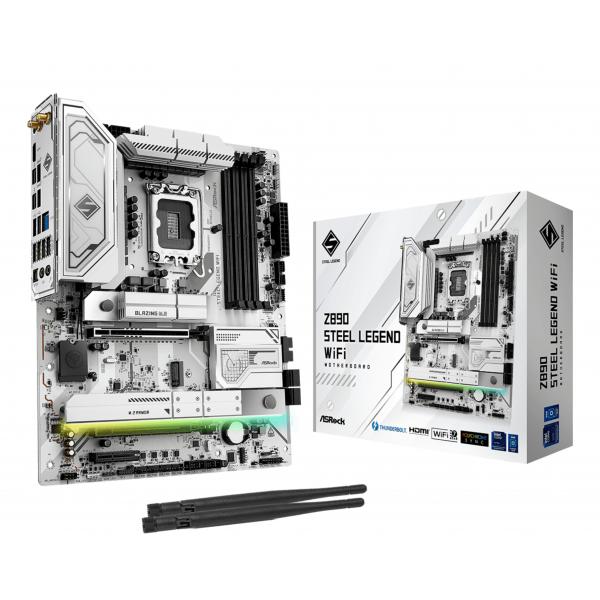 Asrock Z890 Steel Legend Wifi Intel Z890 Lga 1851 [socket V1] Atx (asrock Z890 Steel Legend Wifi)