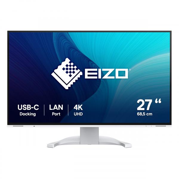 Eizo Flexscan Ev2740X-Wt Led Display 68,6 Cm [27] 3840 X 2160 Pixel 4k Ultra Hd Lcd Bianco (eizo Flexscan Ev2740x - LeD-Sk?rm 27)