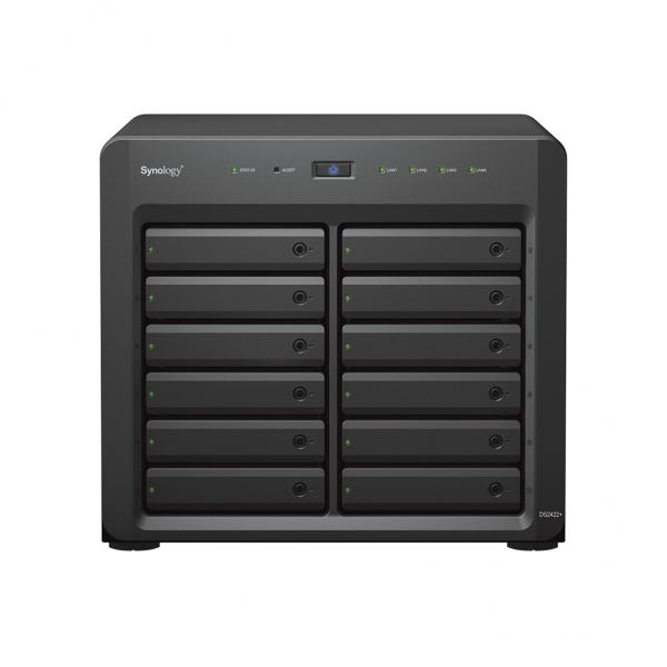 Synology Diskstation Ds2422+ Nas Desktop Ryzen Embedded V1500b 4 Gb Ddr4 72 Tb Hdd Diskstation Manager Nero (synology Diskstation Ds2422+ 72tb [synol