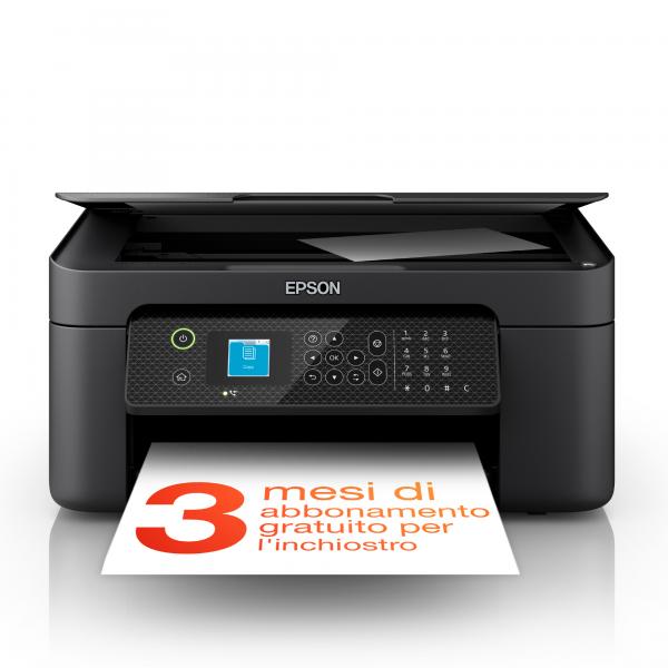Epson Workforce WF-2910dwf Stampante Multifunzione A4 Getto D'inchiostro [stampa, Scansione, Copia] Display Lcd 3.7cm, Wifi Direct, Airprint, 3 Mesi