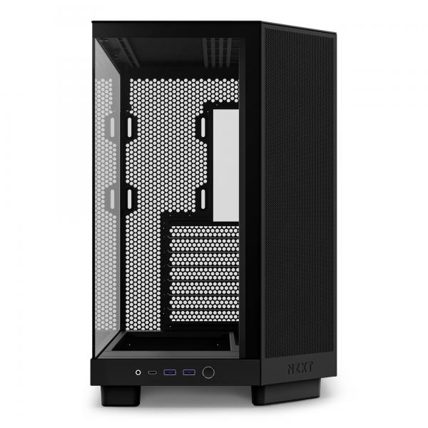 Nzxt H6 Flow MidI-Tower - Schwarz