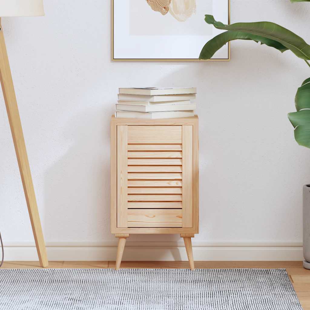 Anta Con Design A Lamelle 39,5x29,5 Cm In Legno Di Pino