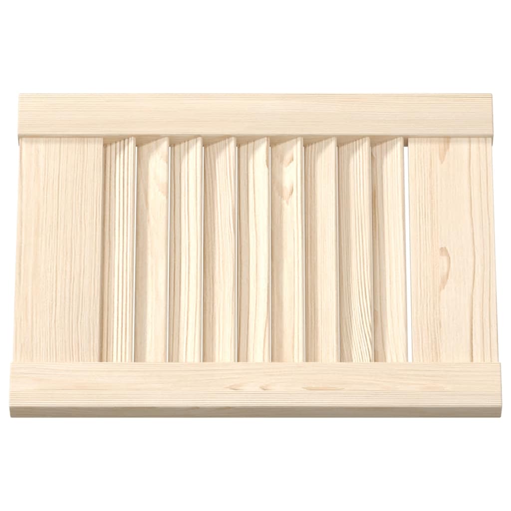 Anta Con Design A Lamelle 39,5x29,5 Cm In Legno Di Pino - Image 4